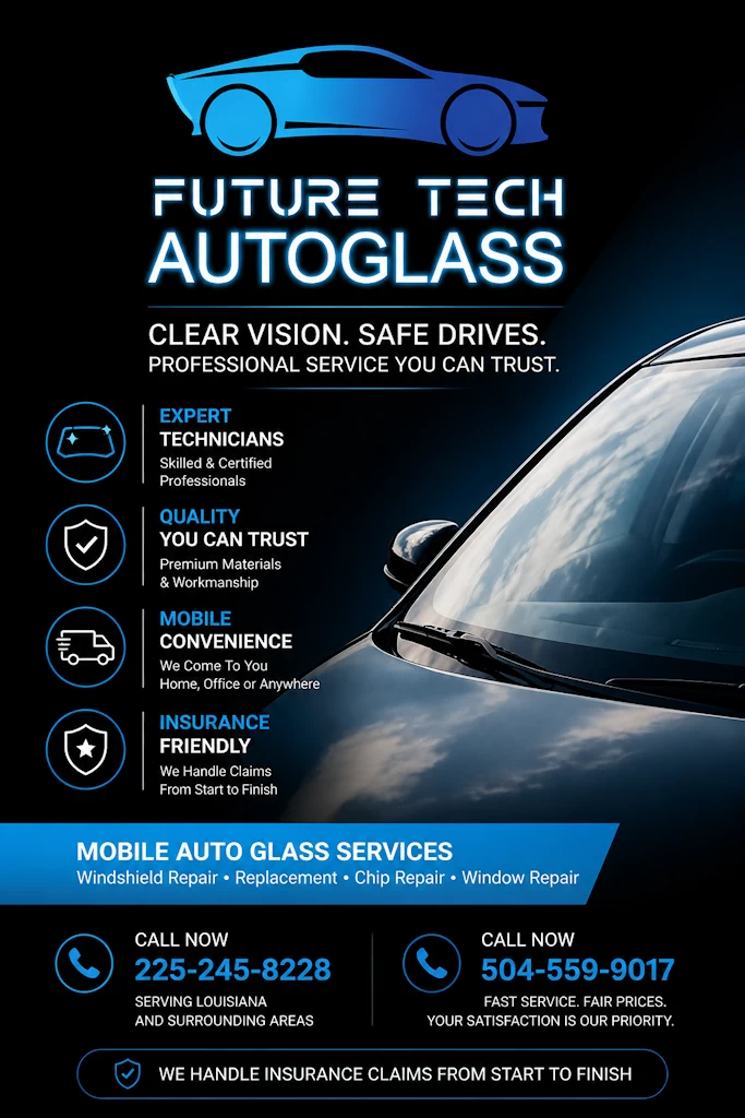 Mobile auto glass Louisiana